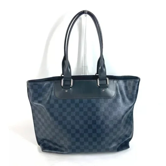 LOUIS VUITTON N41397 Damier Cobalt Cabas Voyage Bag Shoulder Bag Tote Bag
